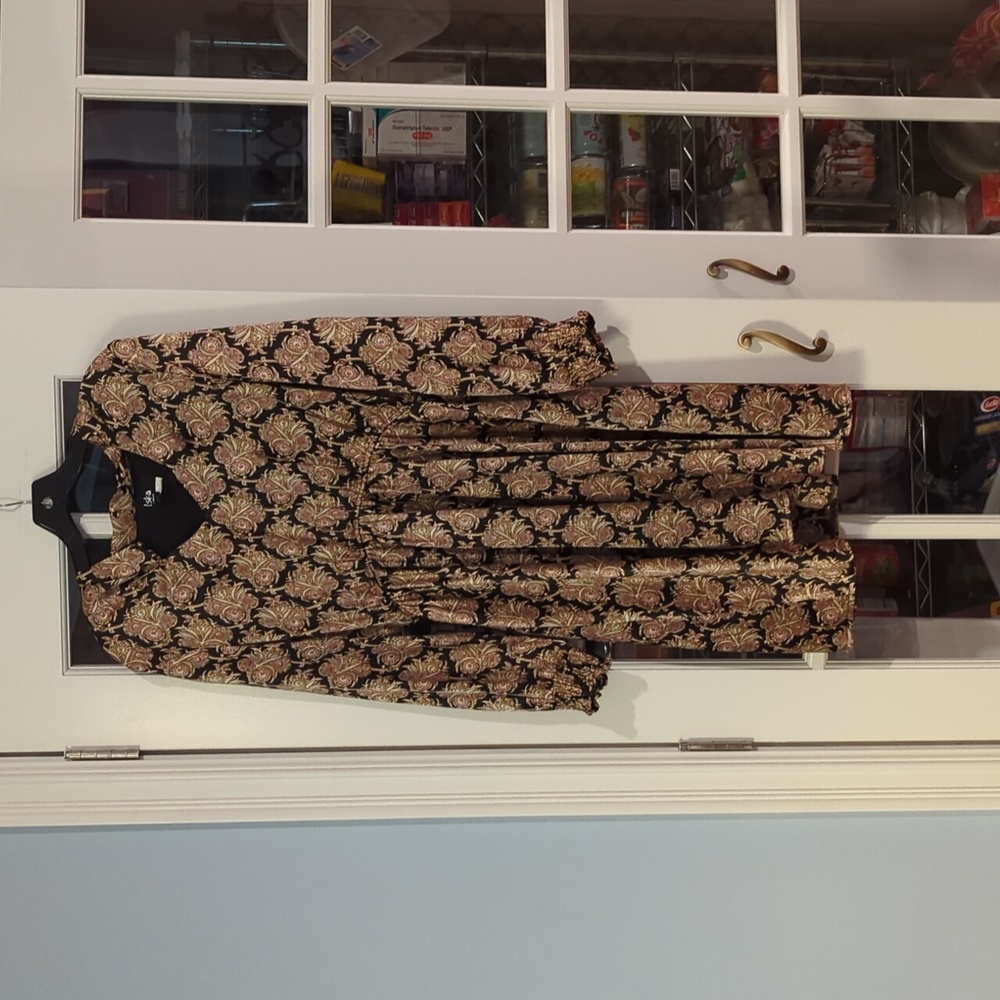 Long sleeve mini dress